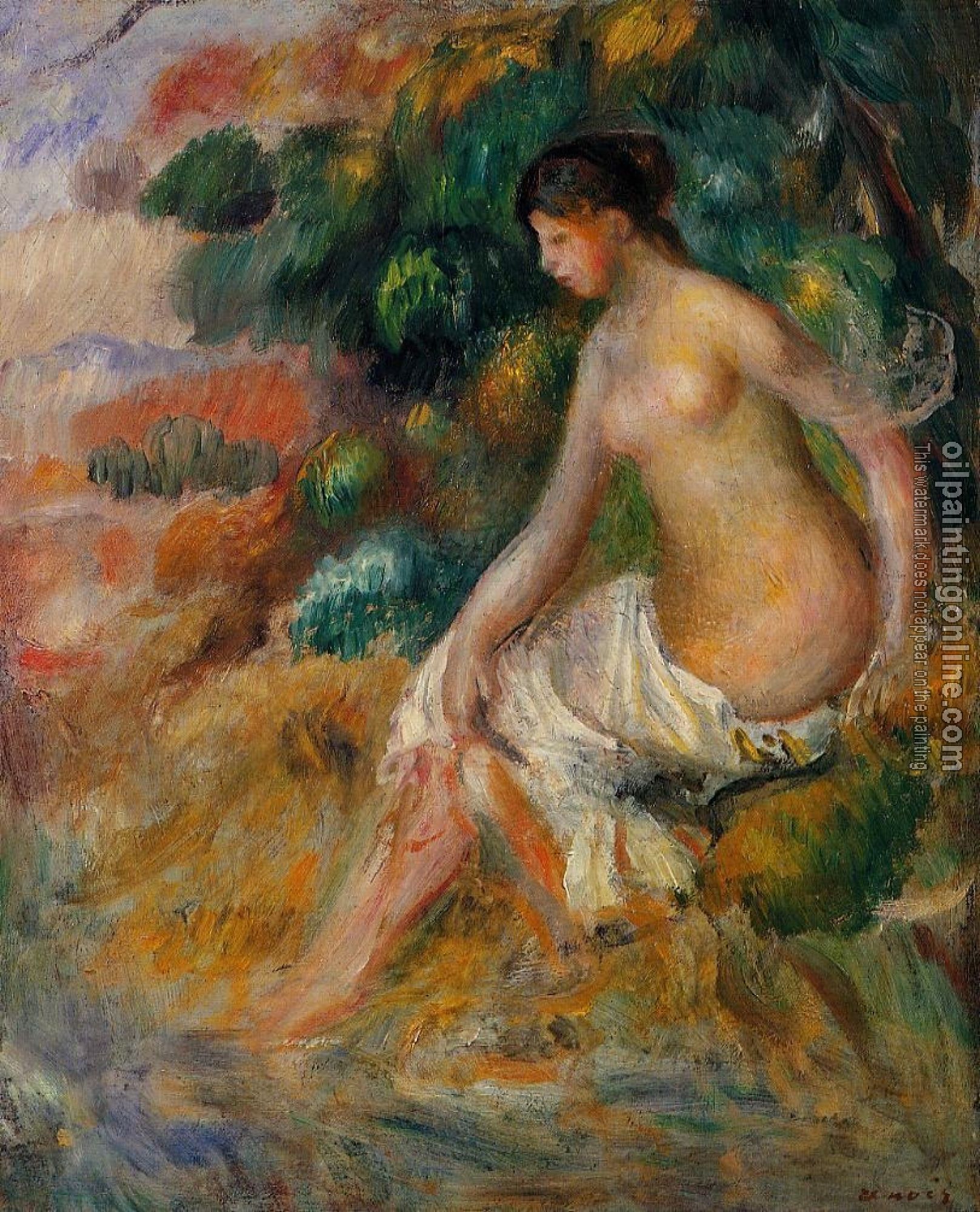 Renoir, Pierre Auguste - Nude in the Greenery